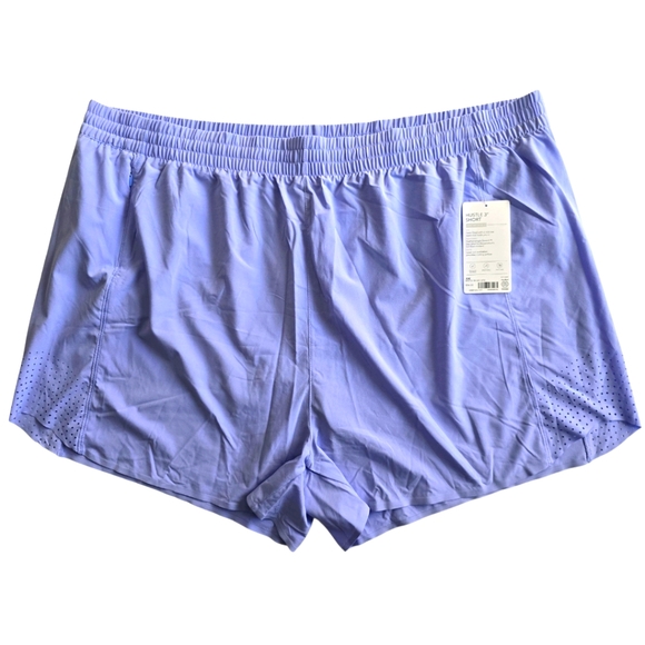Athleta Plus Size Lilac Hustle 3" Semi Fitted Mid-rise Shorts‎ Size 3X - Picture 1 of 11